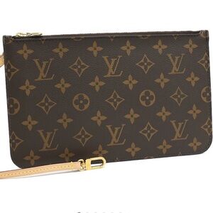 Louis Vuitton Brown Monogram Wristlet NEVER USED!